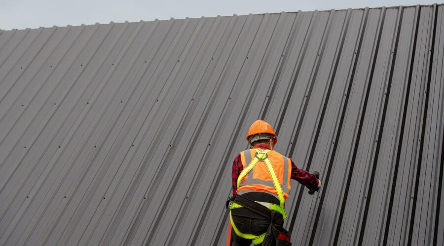 Professional metal roof installation services in Saint Lawrence, SD